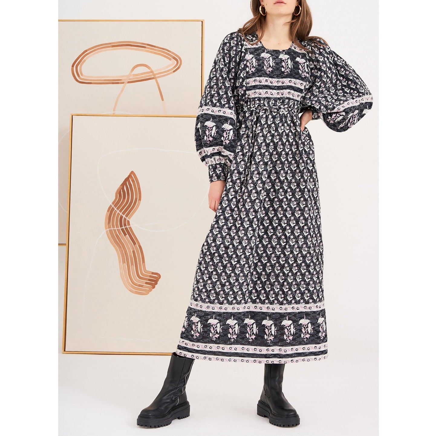 Mandee Floral Long Dress