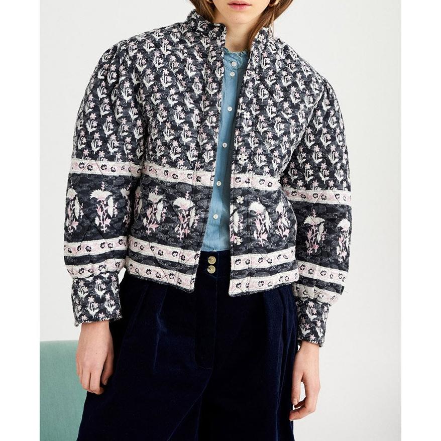 Mandee Floral Cropped Jacket