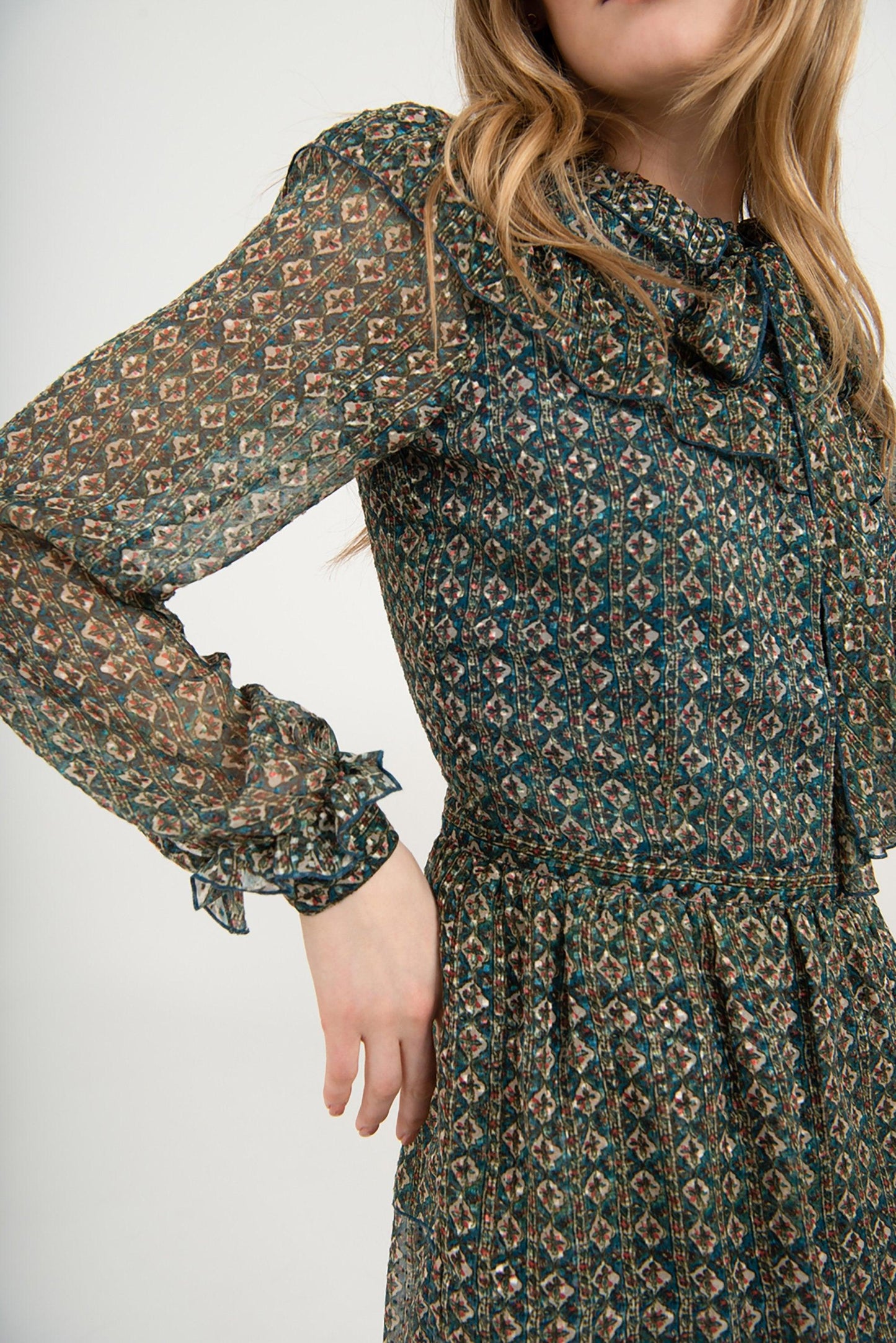 Malo Silk Short Dress