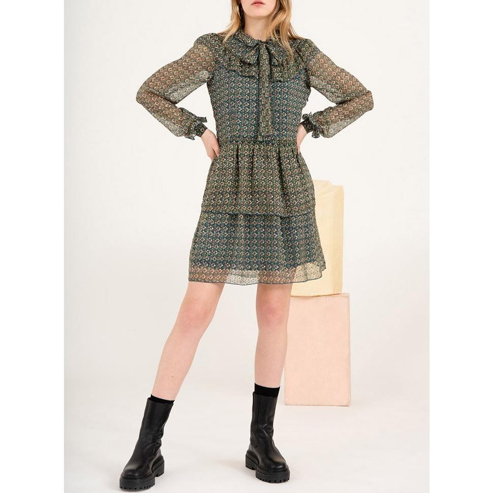 Malo Silk Short Dress