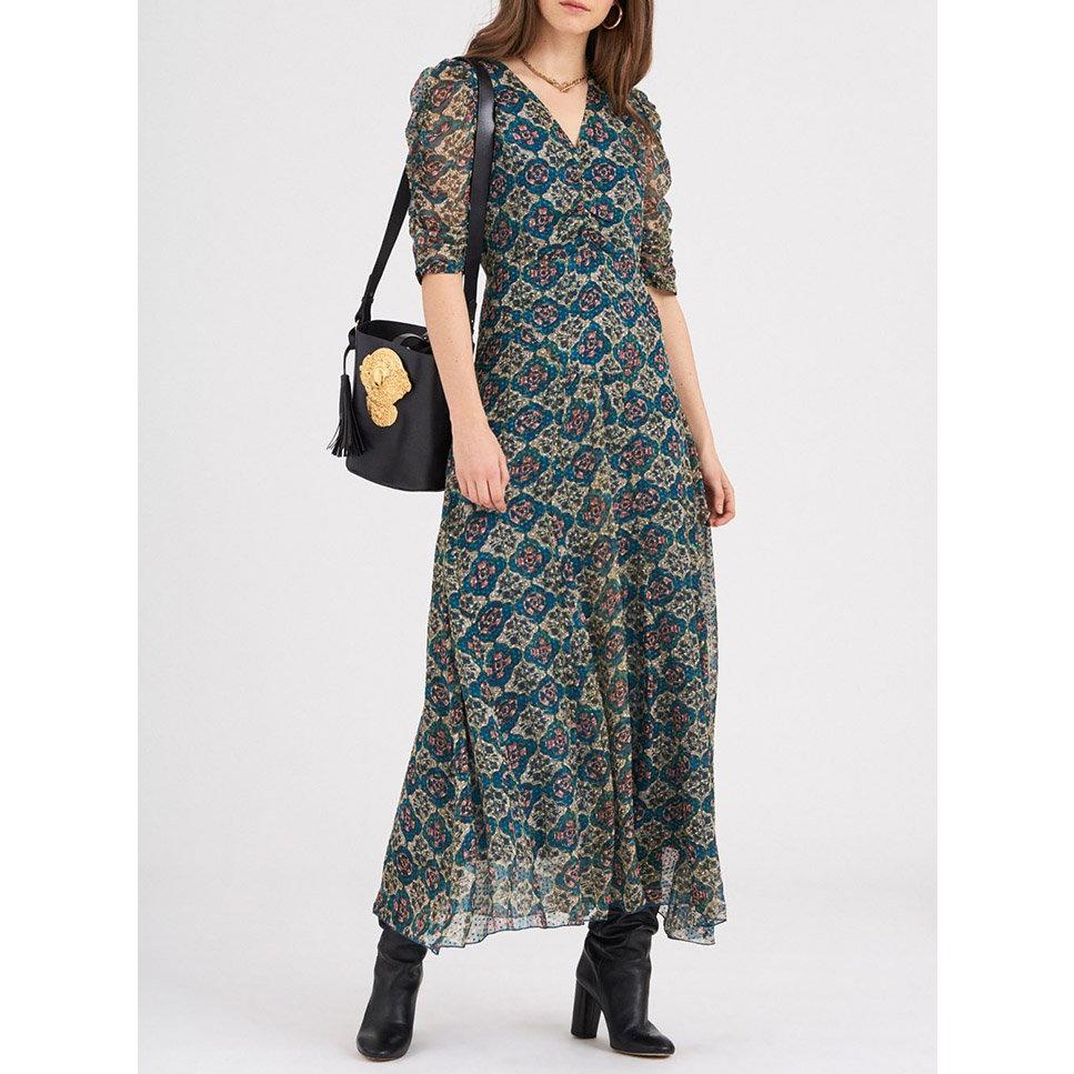Malo Silk Long Dress