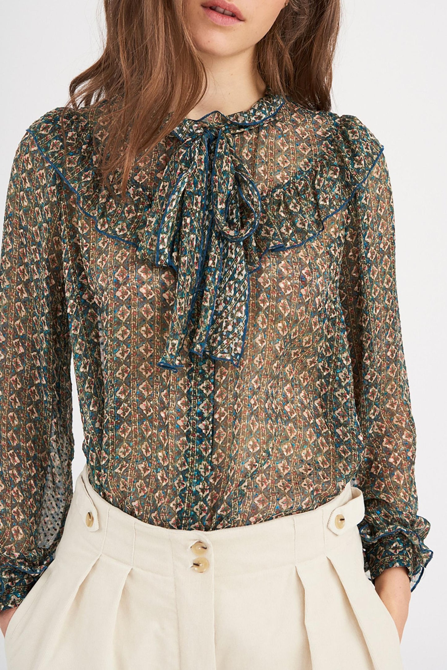 Malo Silk Blouse