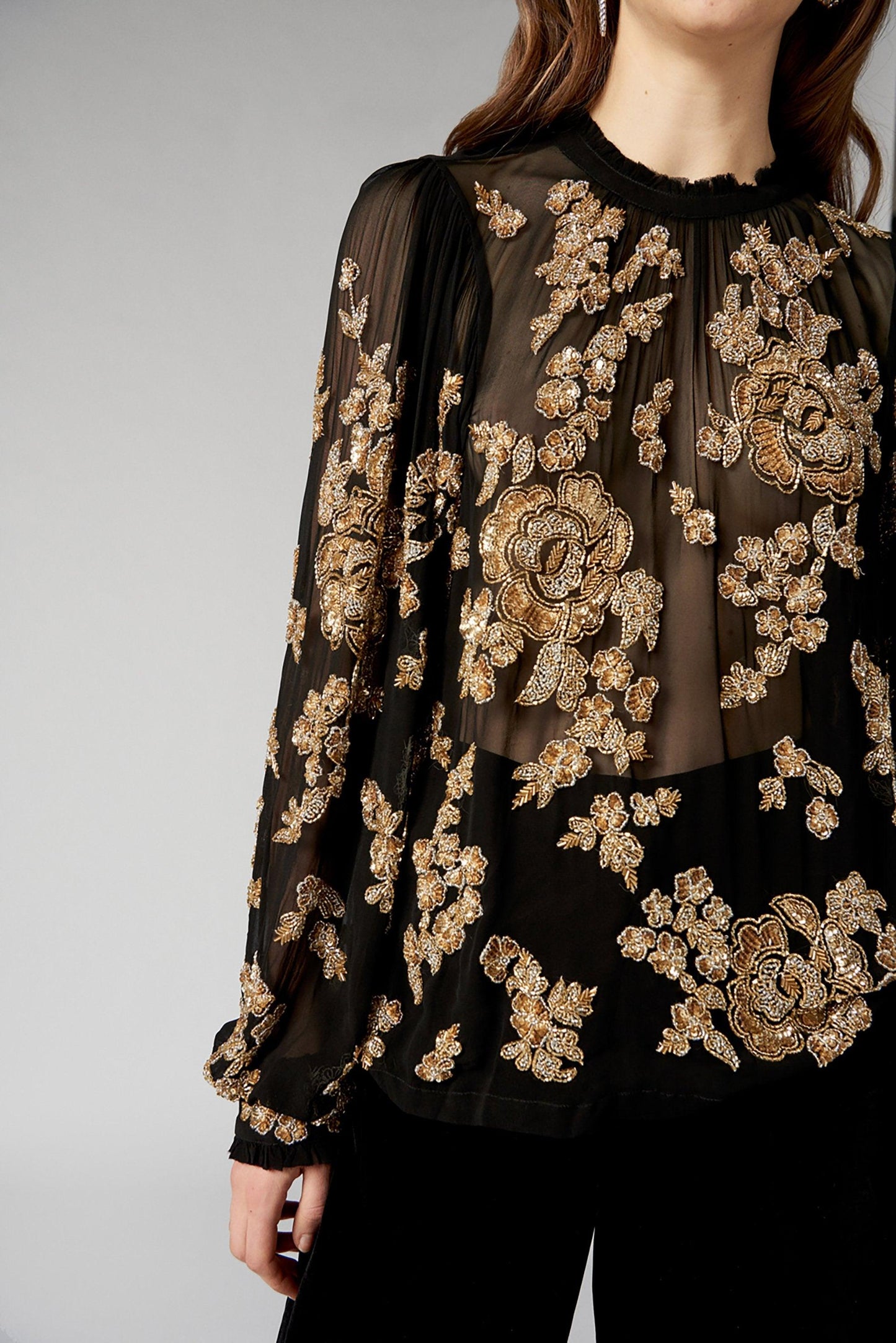 Malika Sequined Blouse