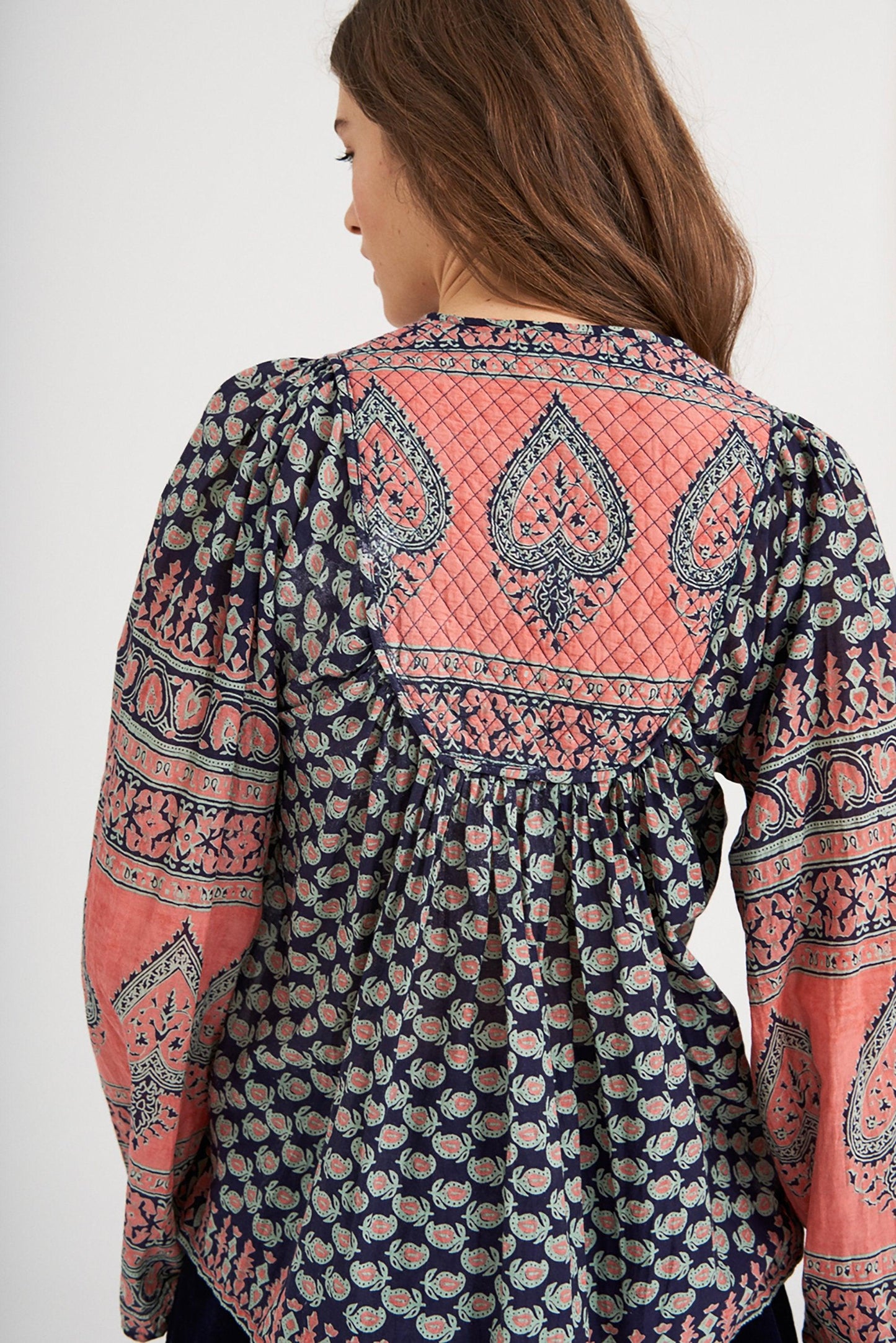 Madou Printed Flowing Blouse