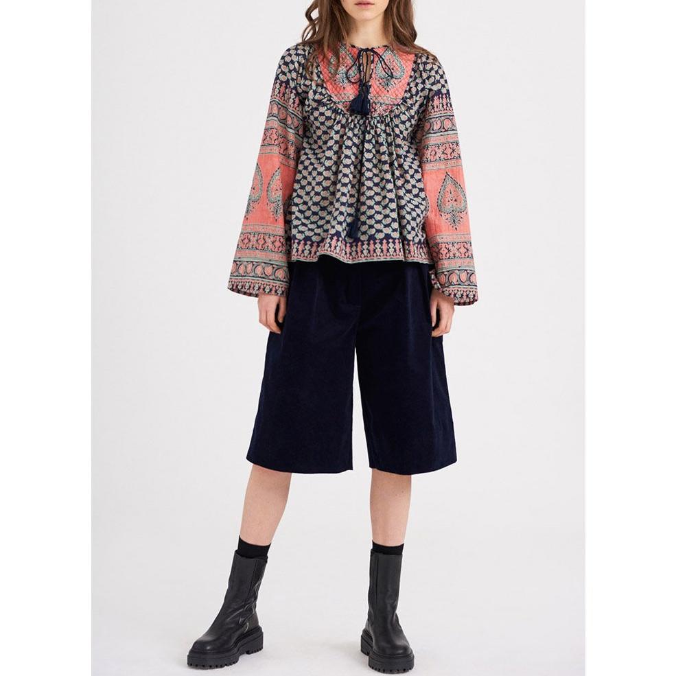 Madou Printed Flowing Blouse