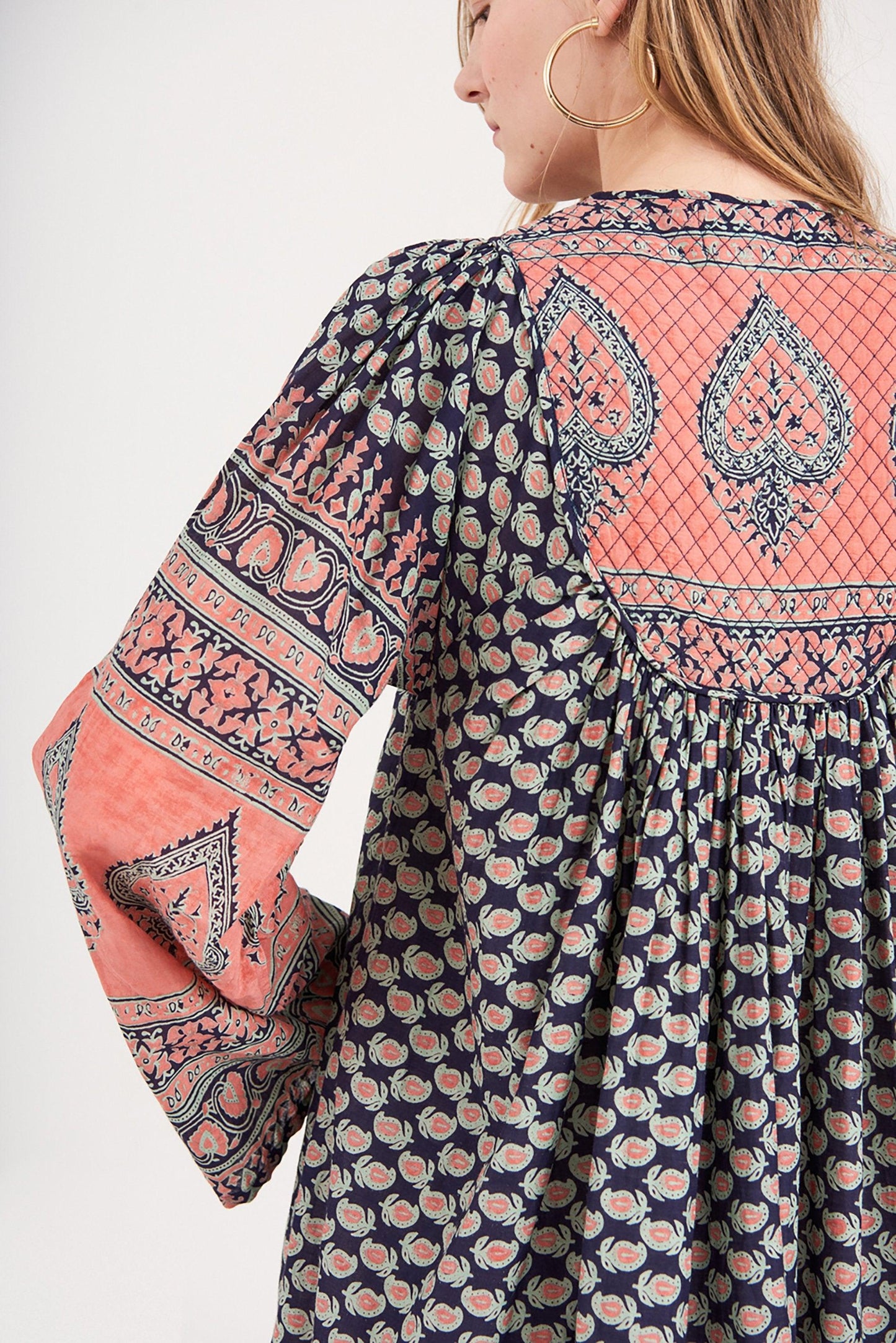 Vestido midi estampado Madou