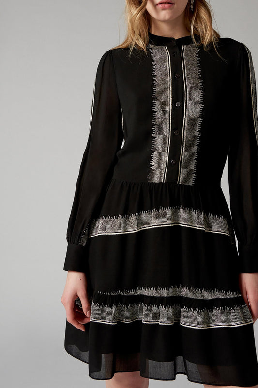 Linsey Embroidered Short Dress