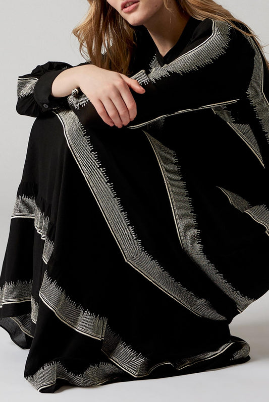 Linsey Embroidered Long Dress