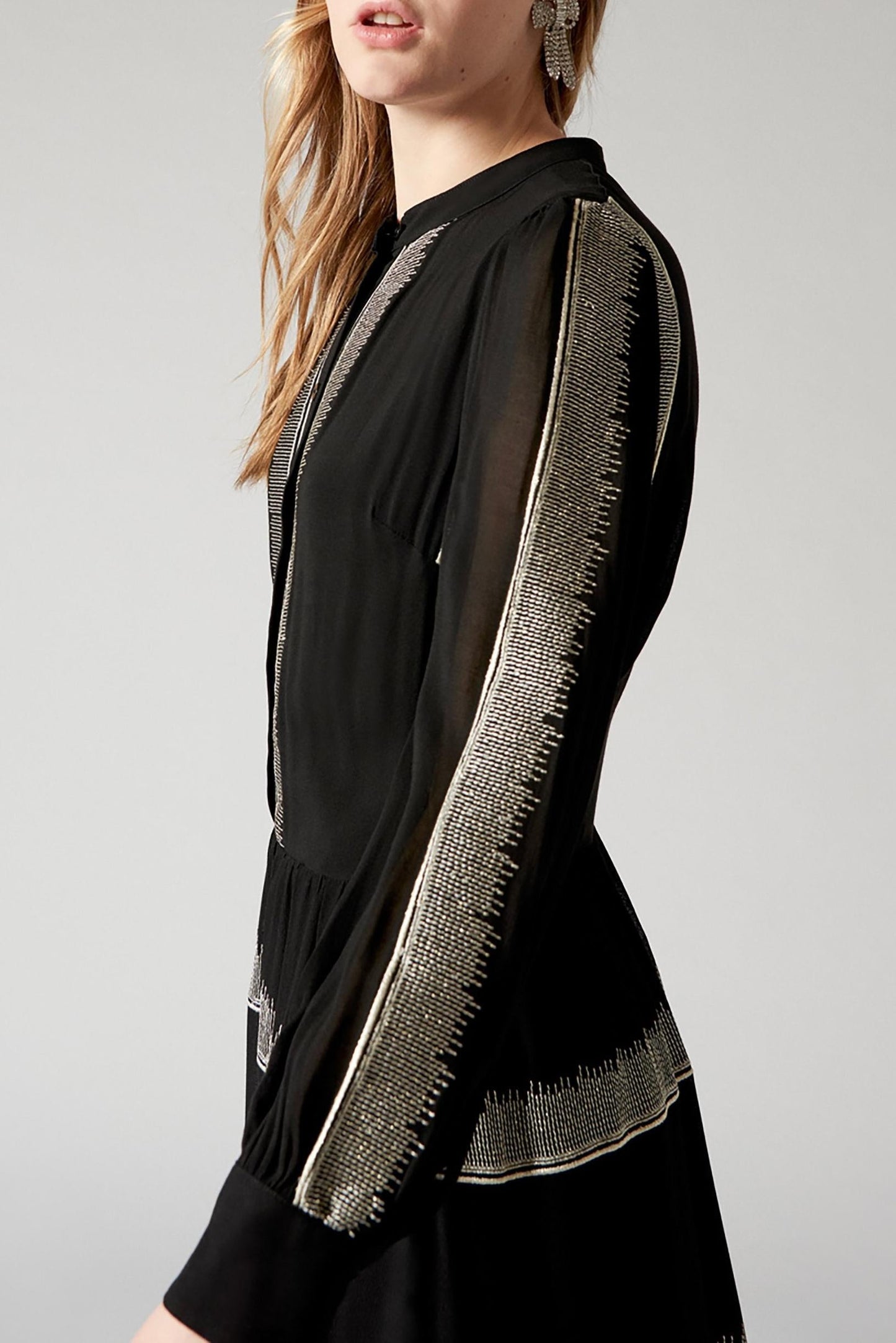 Linsey Embroidered Long Dress