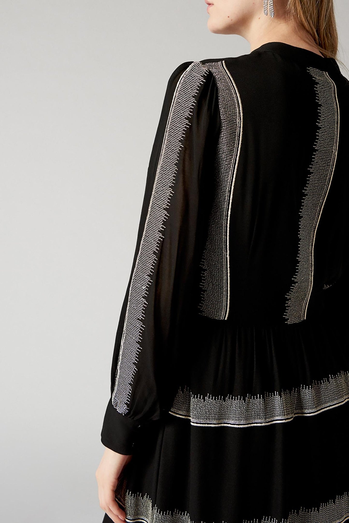 Linsey Embroidered Long Dress