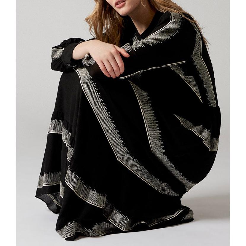 Linsey Embroidered Long Dress