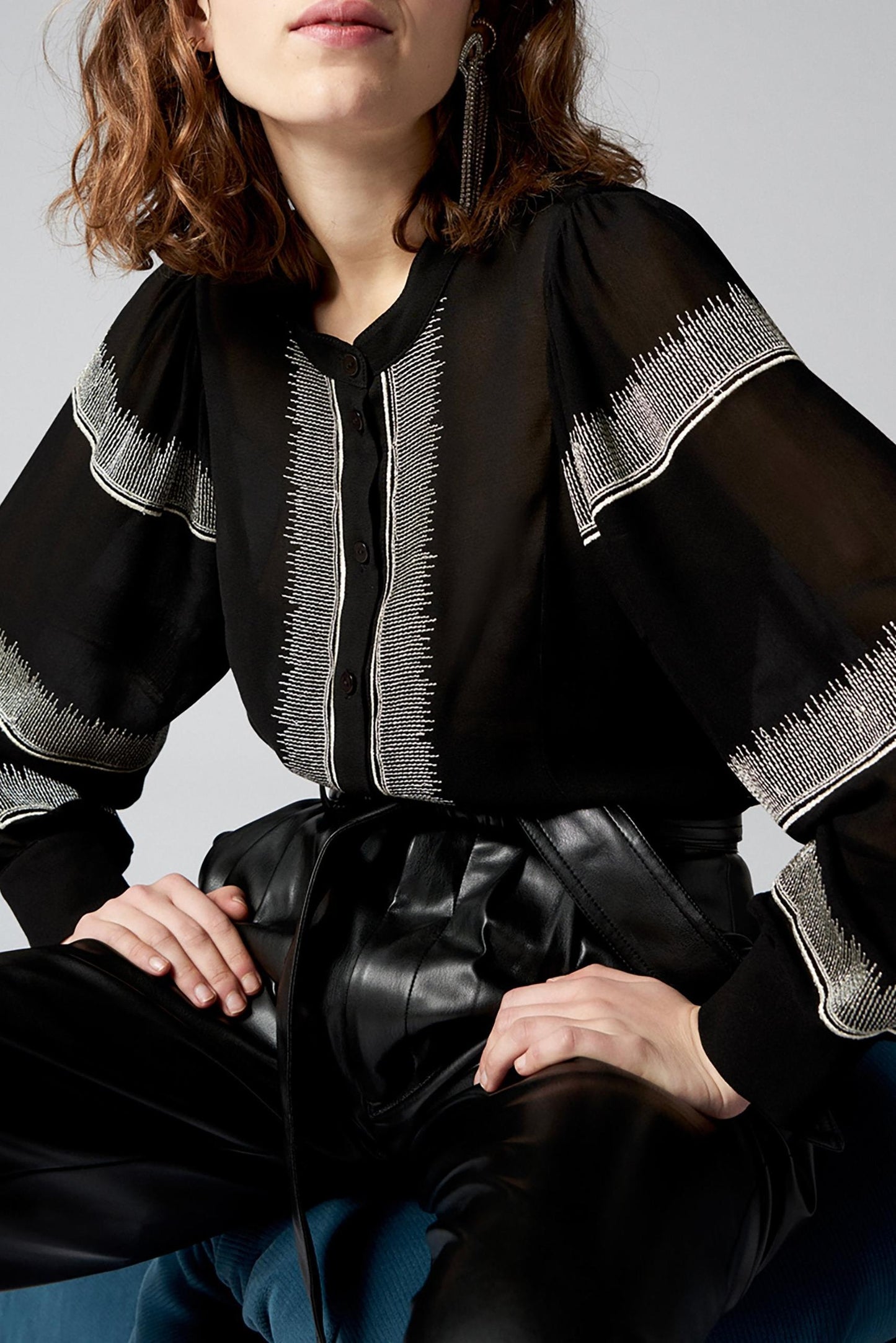 Linsey Embroidered Blouse