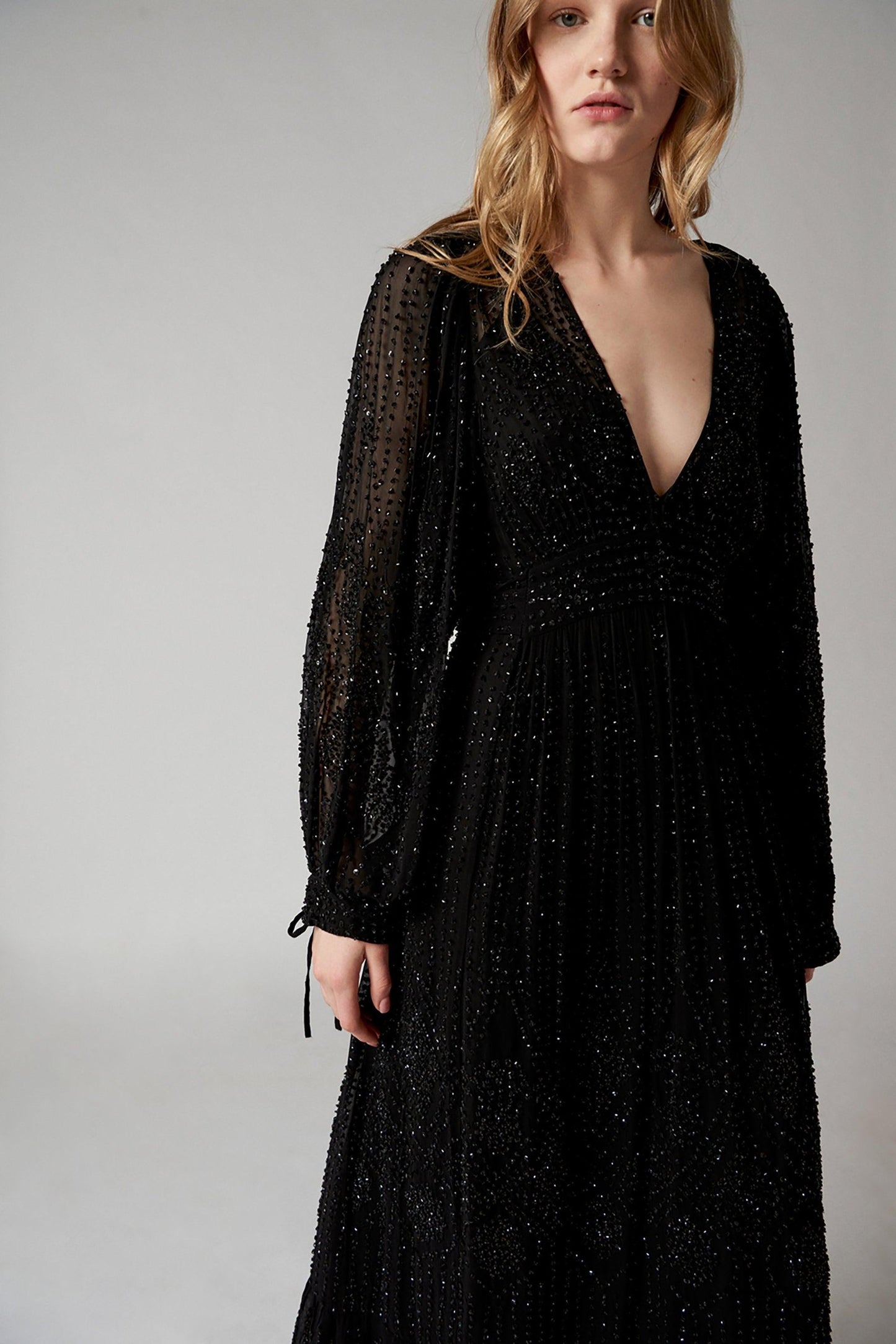 Lamia Sequined Long Dress