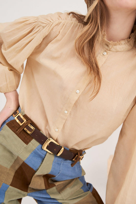 Lala Flowing Blouse - Cream