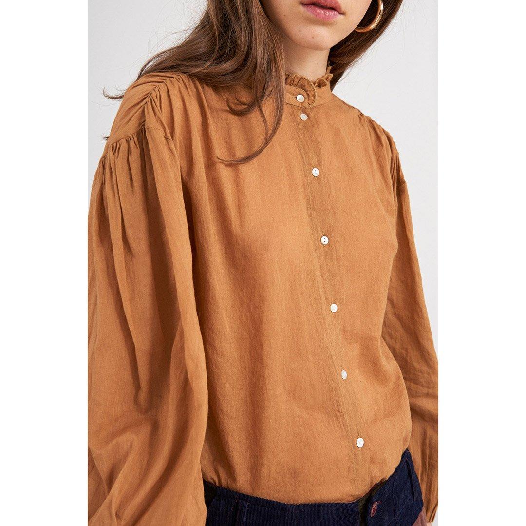 Blusa fluida Lala - Ocre