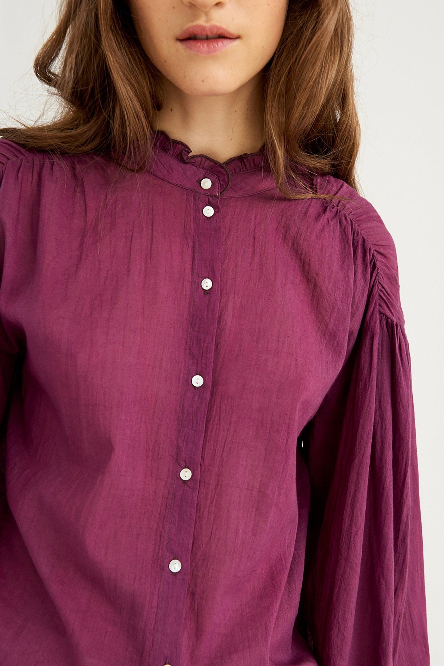 Lala Fluid Blouse - Purple