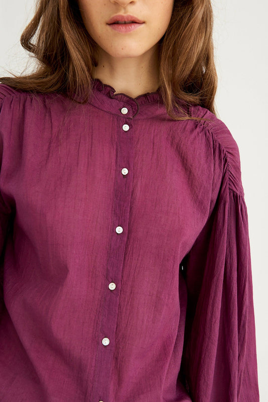 Lala Fluid Blouse - Purple