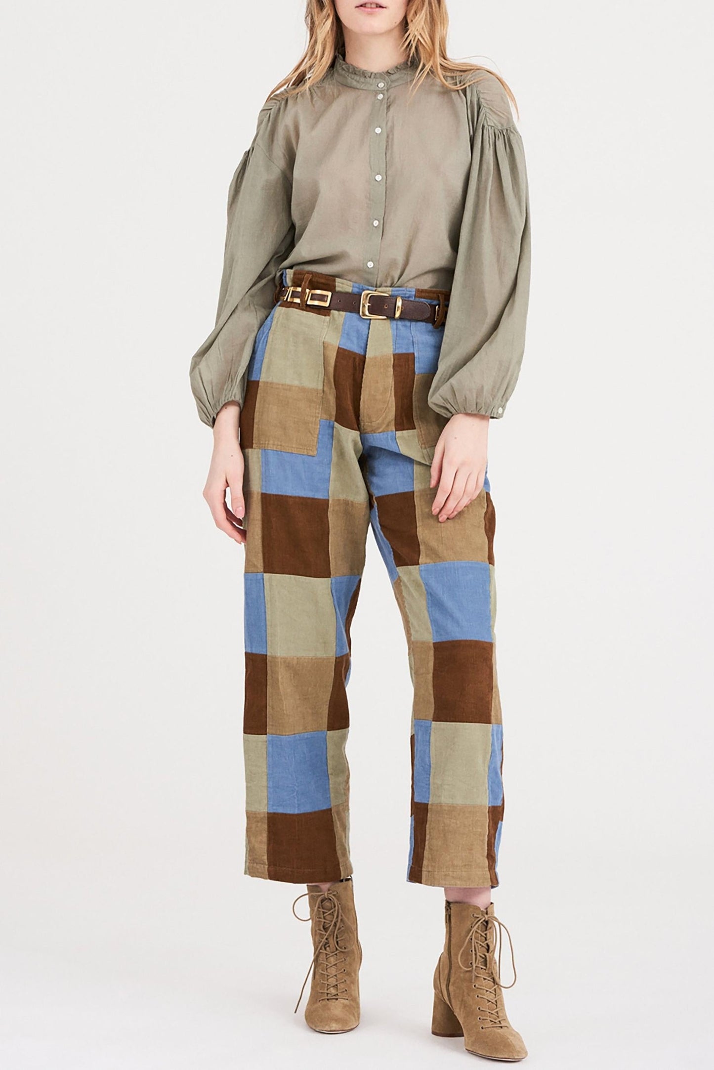 Lala Flowing Blouse - Pastel Green