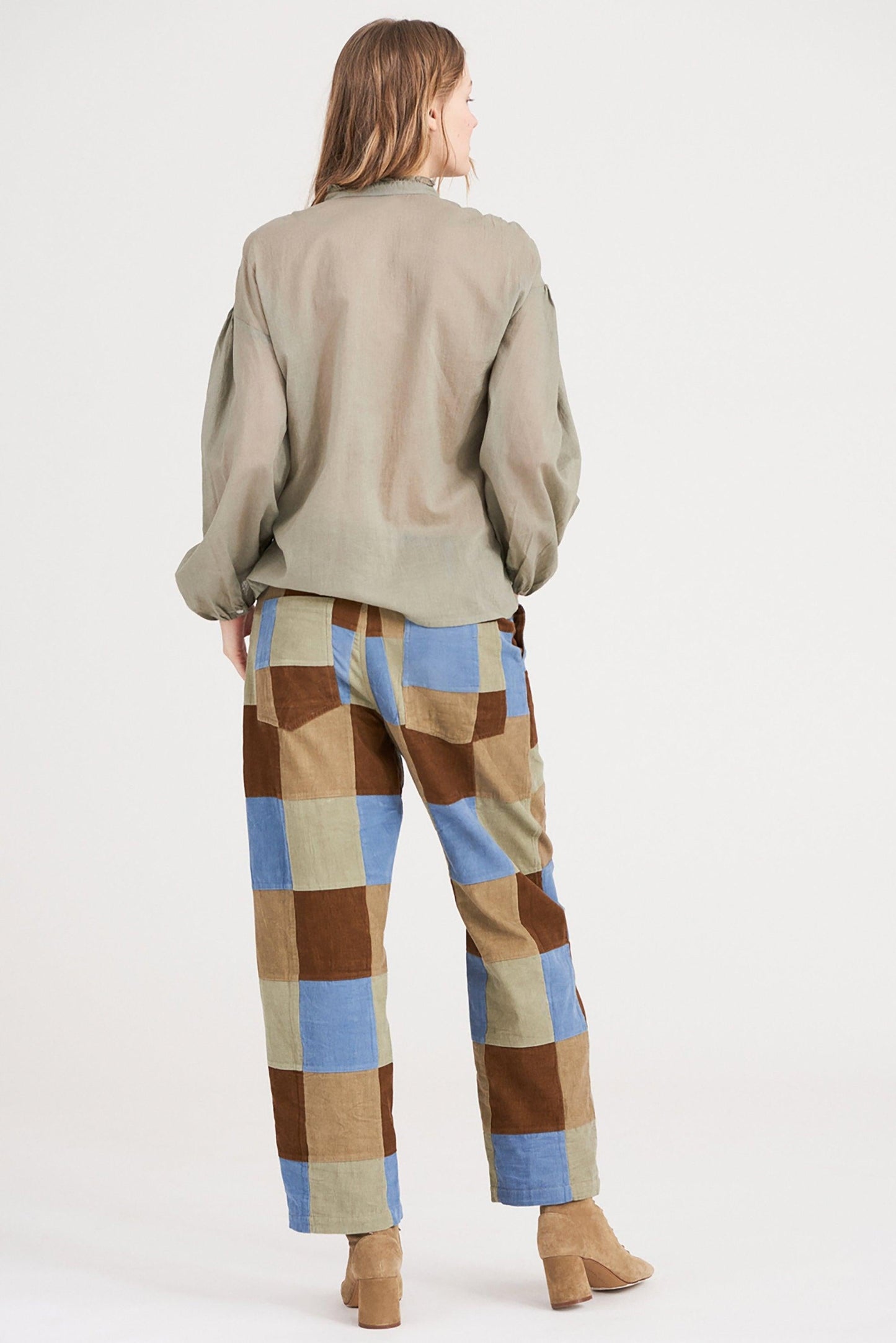 Lala Flowing Blouse - Pastel Green