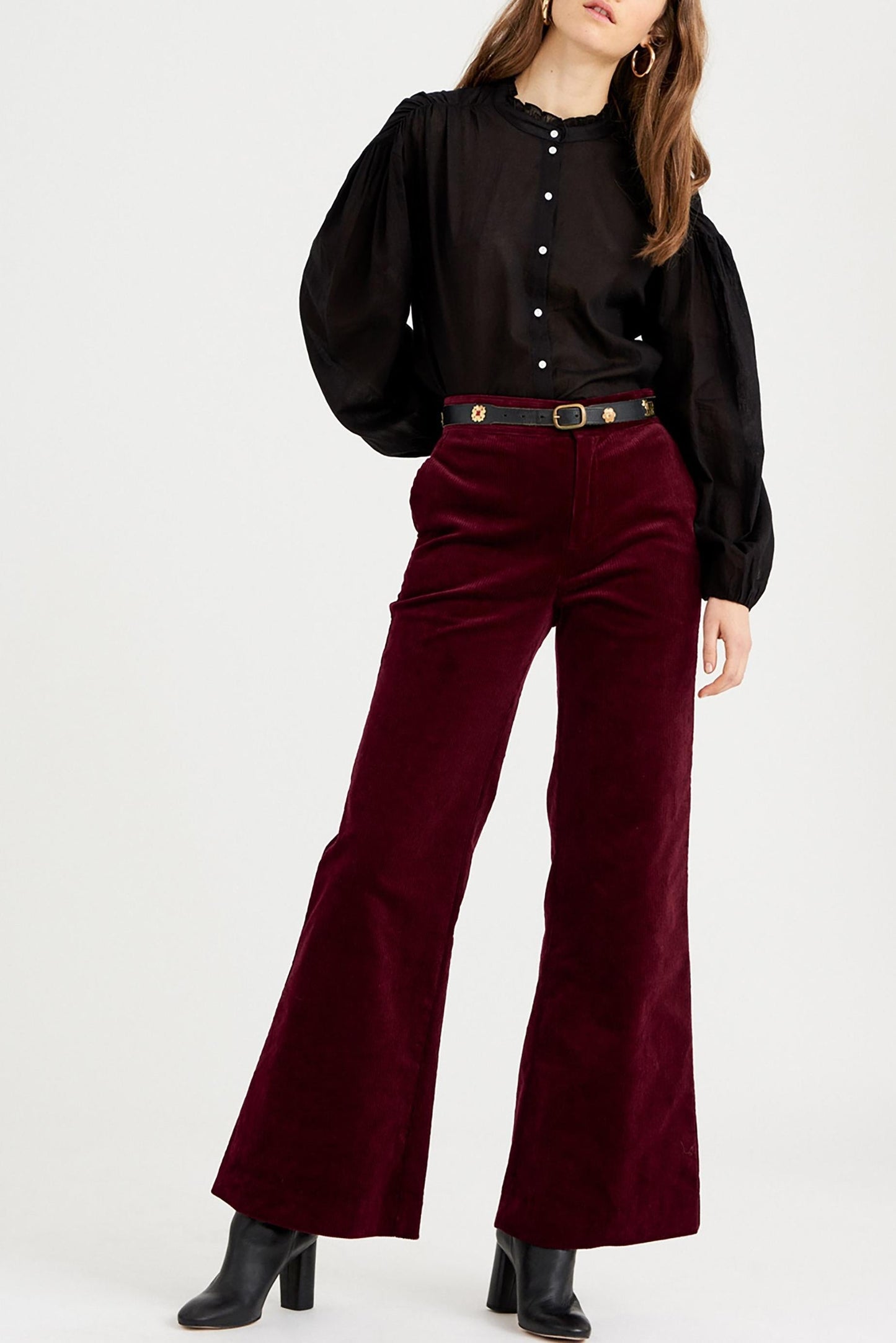 Lala Flowing Blouse - Black