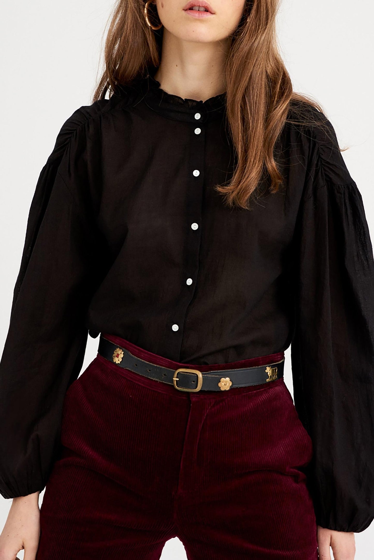 Lala Flowing Blouse - Black