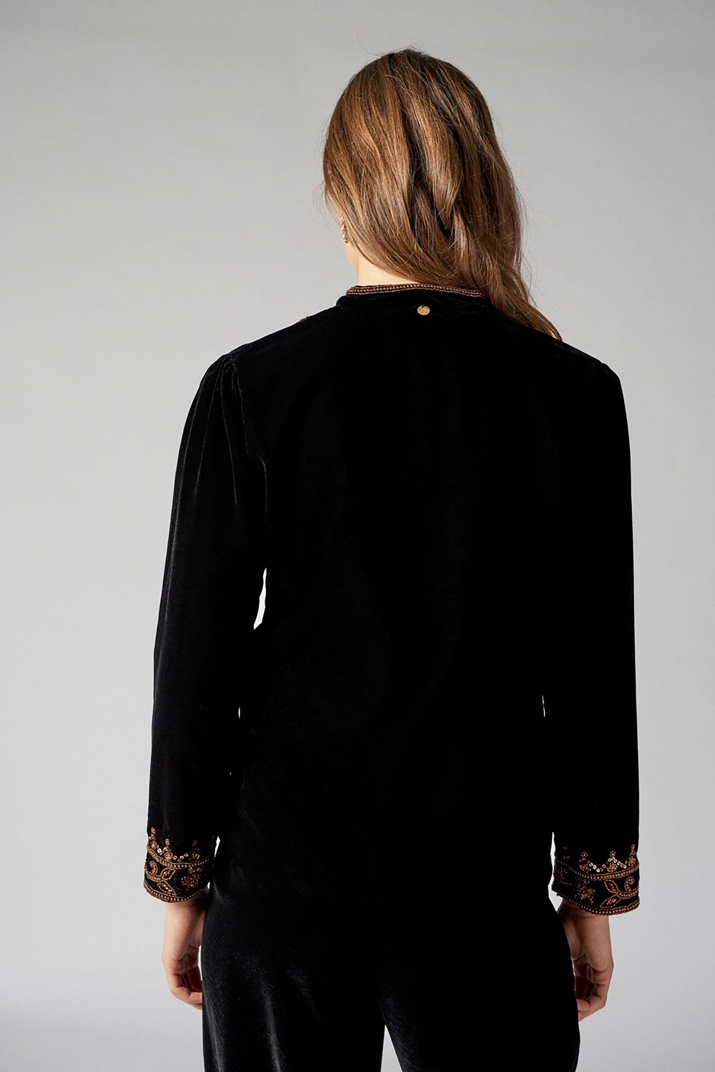 Kasparov Embroidered Top