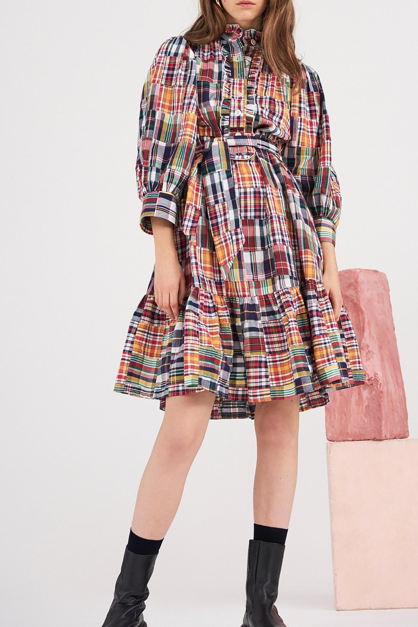 Jerry Patchwork Dress