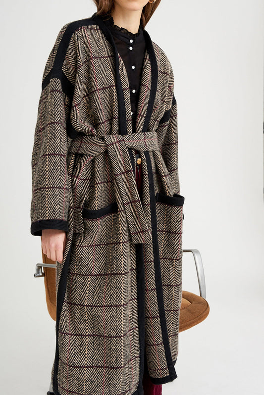 Harry Long Belted Coat