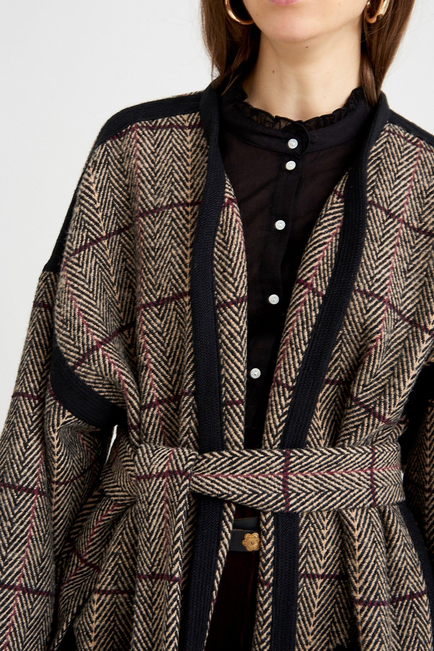 Harry Long Belted Coat