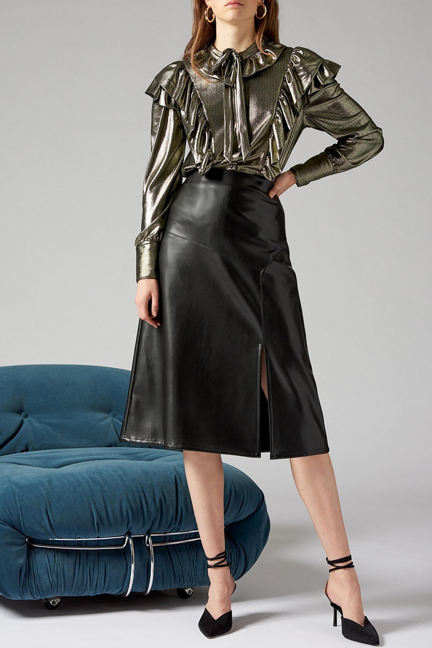 Gowly Metallic Blouse