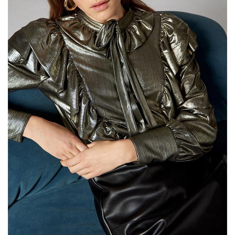 Gowly Metallic Blouse