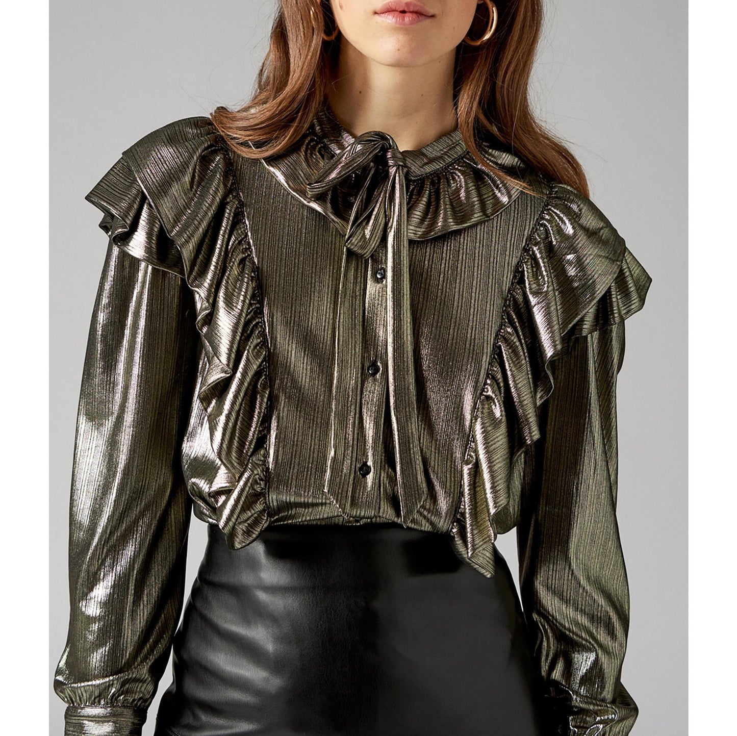 Gowly Metallic Blouse
