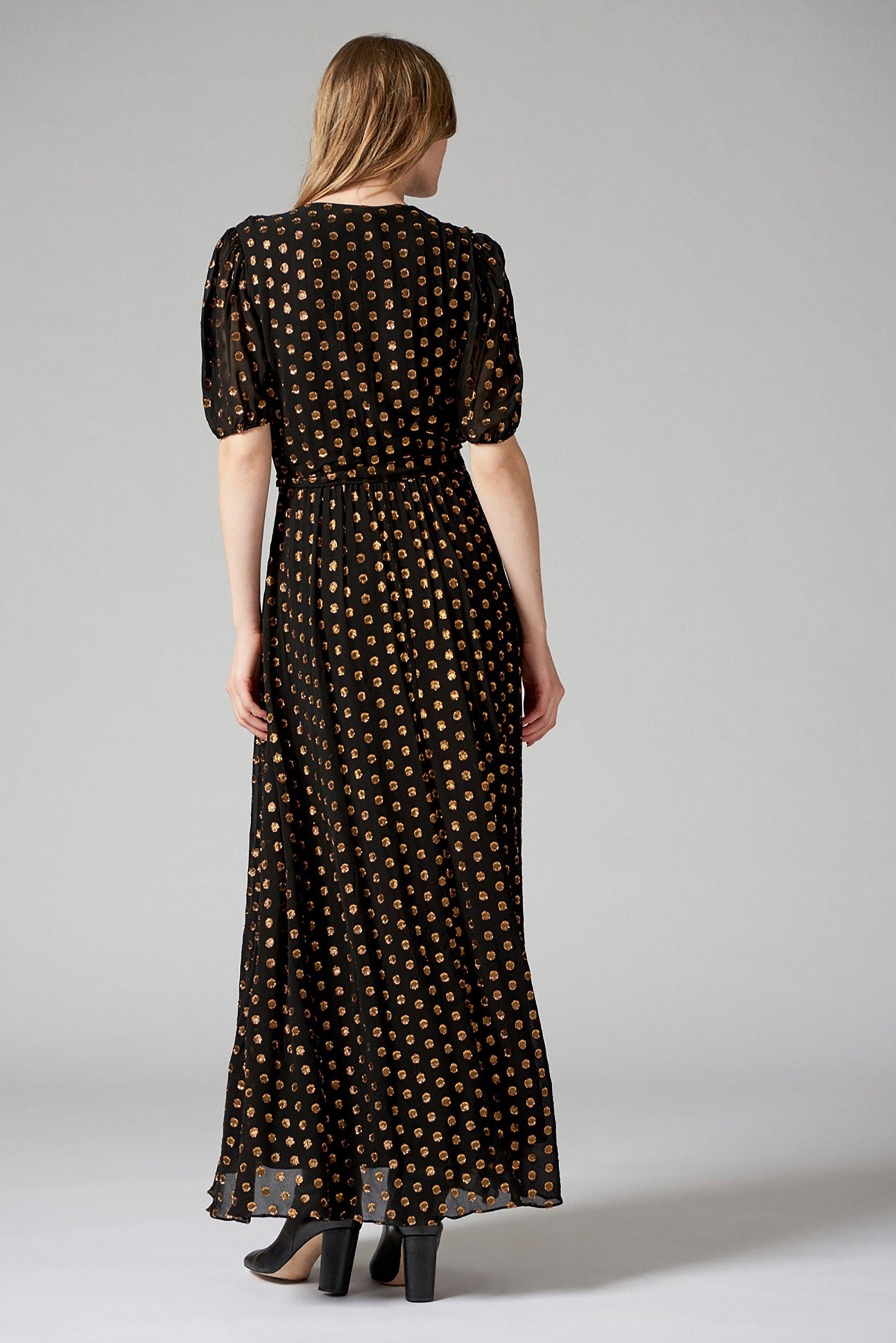 Dova Polka Dot Maxi Dress