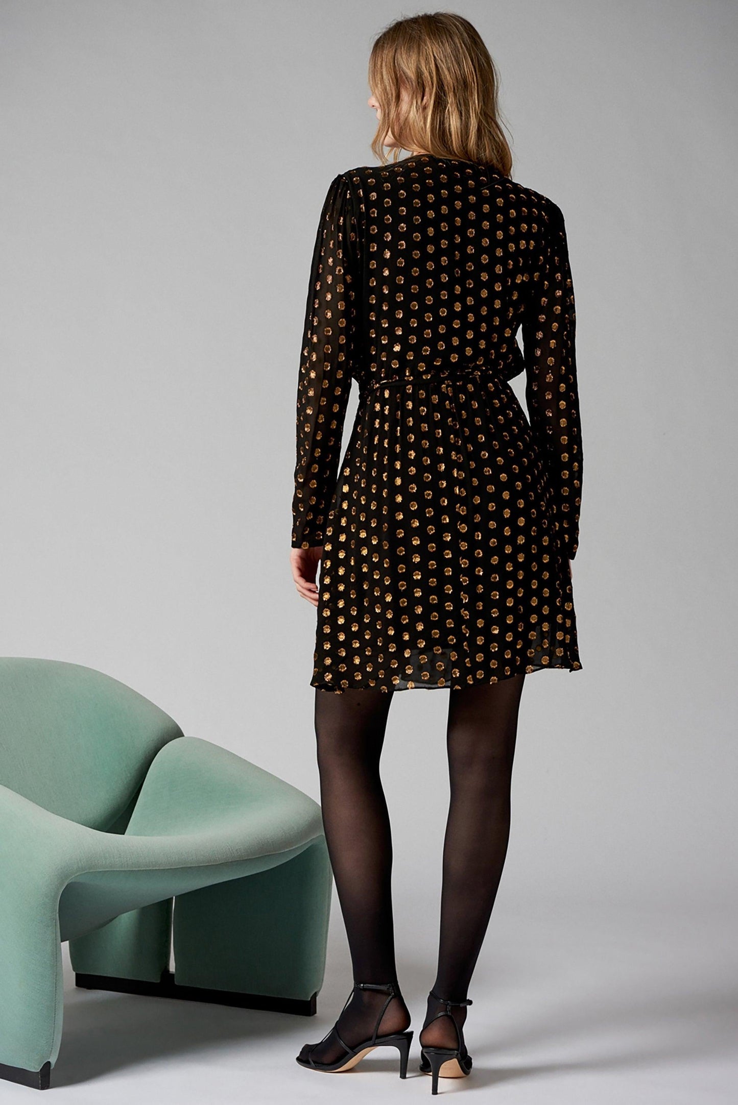 Dova Polka Dot Short Dress