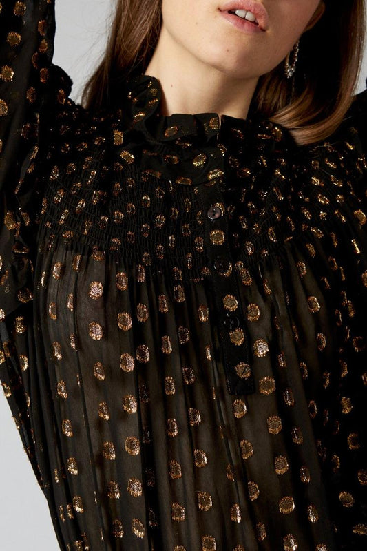 Dova Polka Dot Blouse