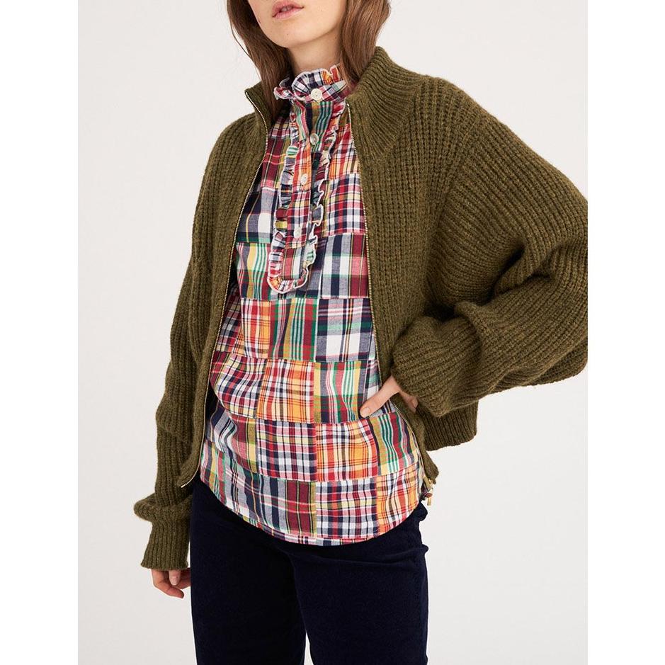 Cédric Zip Sweater - Green