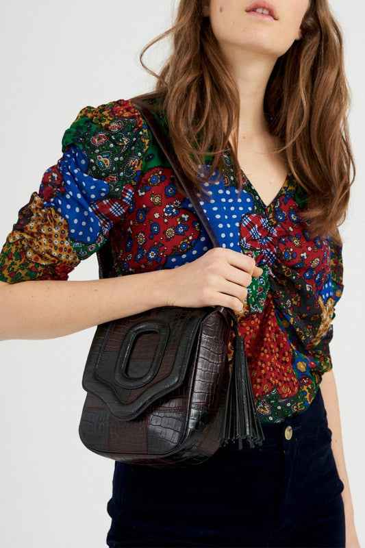 Catherine Croco Satchel