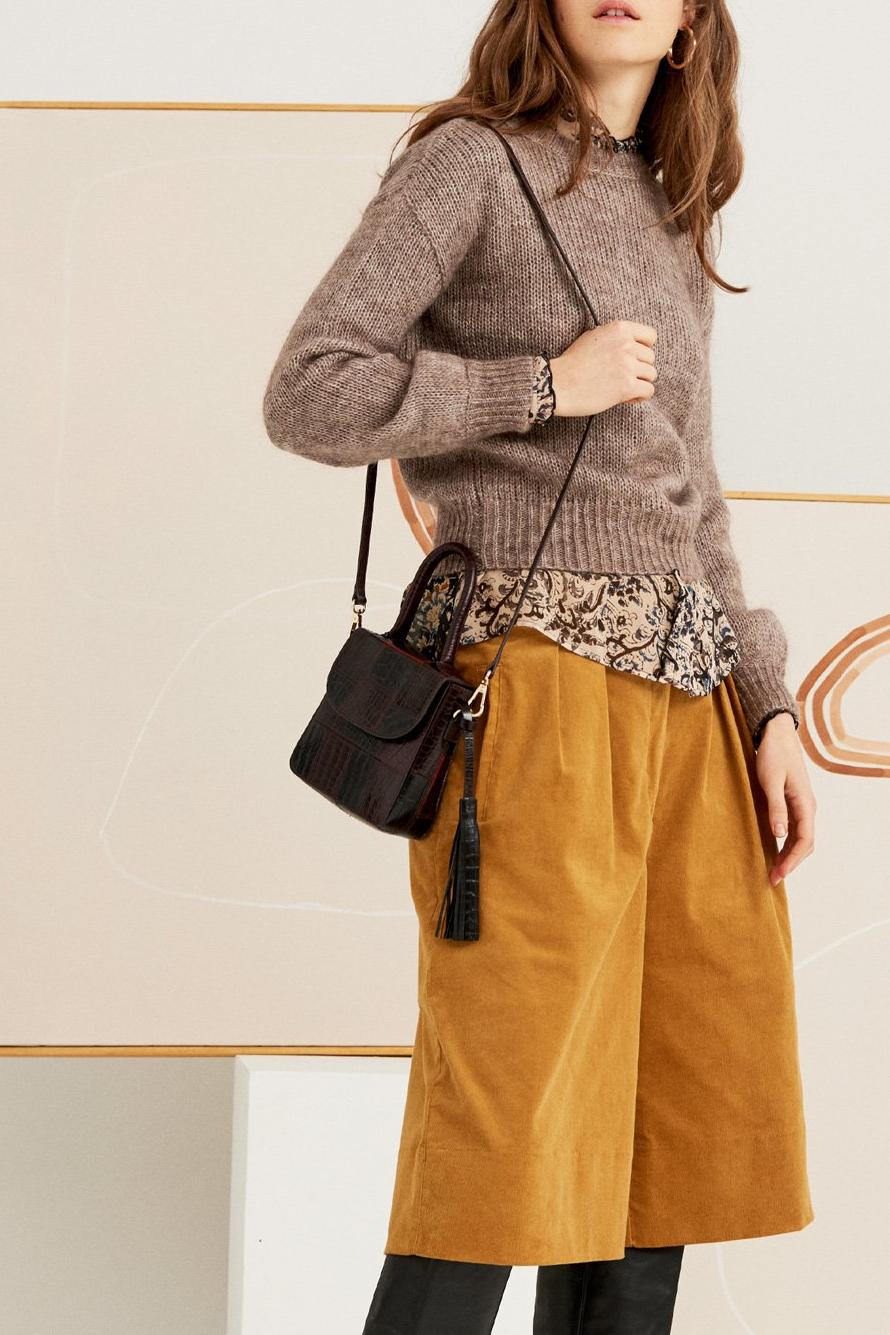 Mini bolso bandolera Catherine Croco