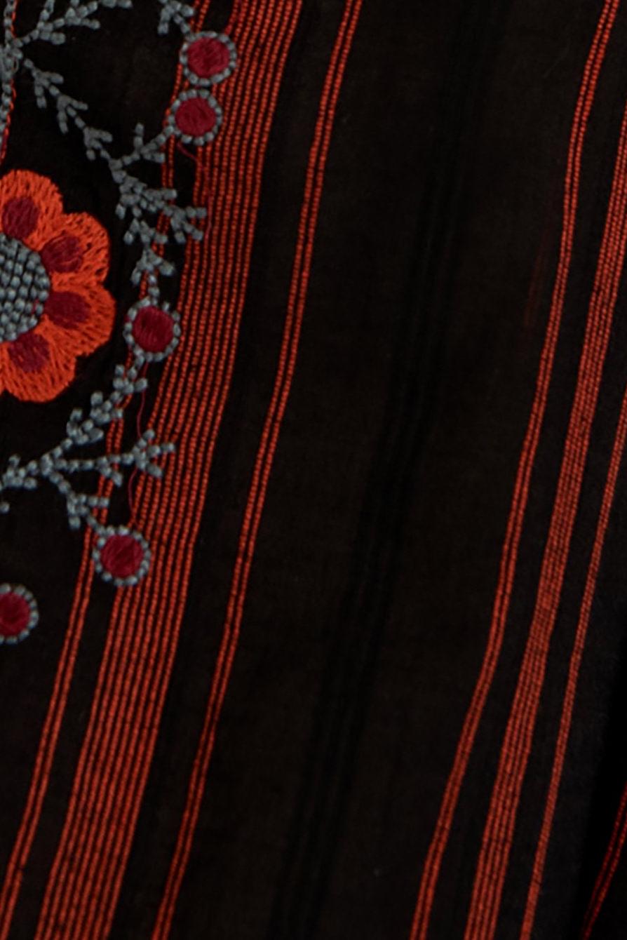 Cami Embroidered Blouse - Black