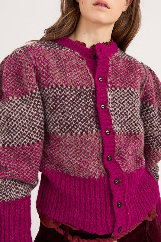 Arthur Alpaca Vest - Pink