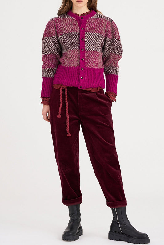 Arthur Alpaca Vest - Pink