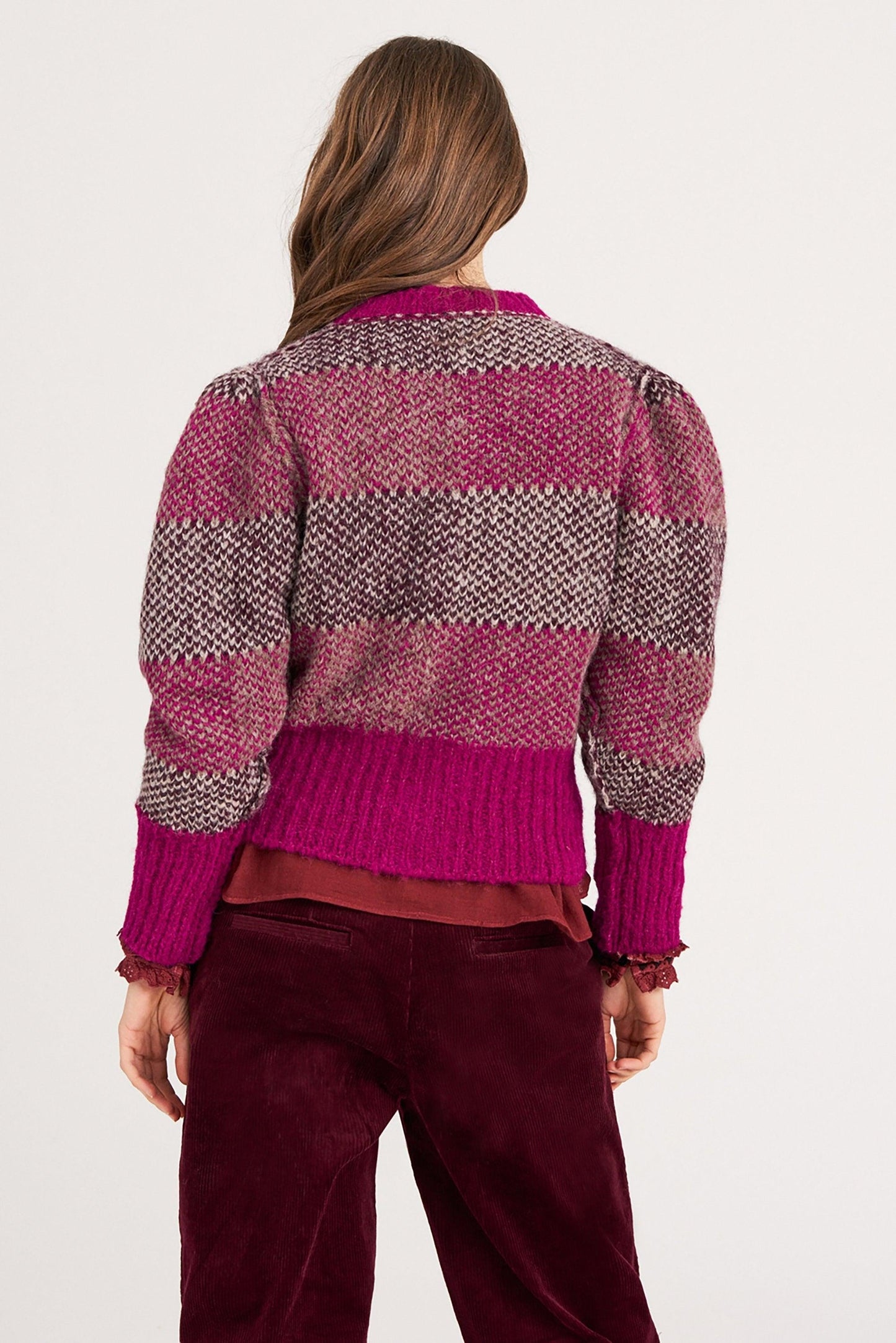 Arthur Alpaca Vest - Pink