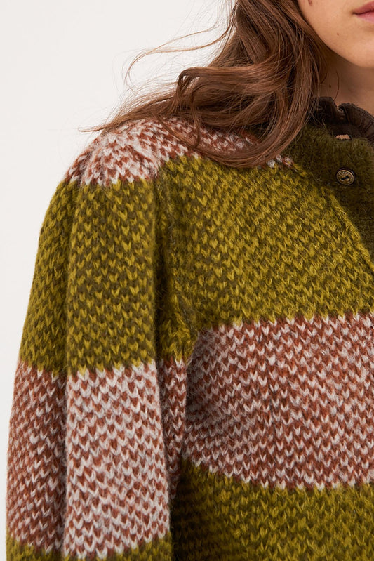 Arthur Alpaca Vest - Green