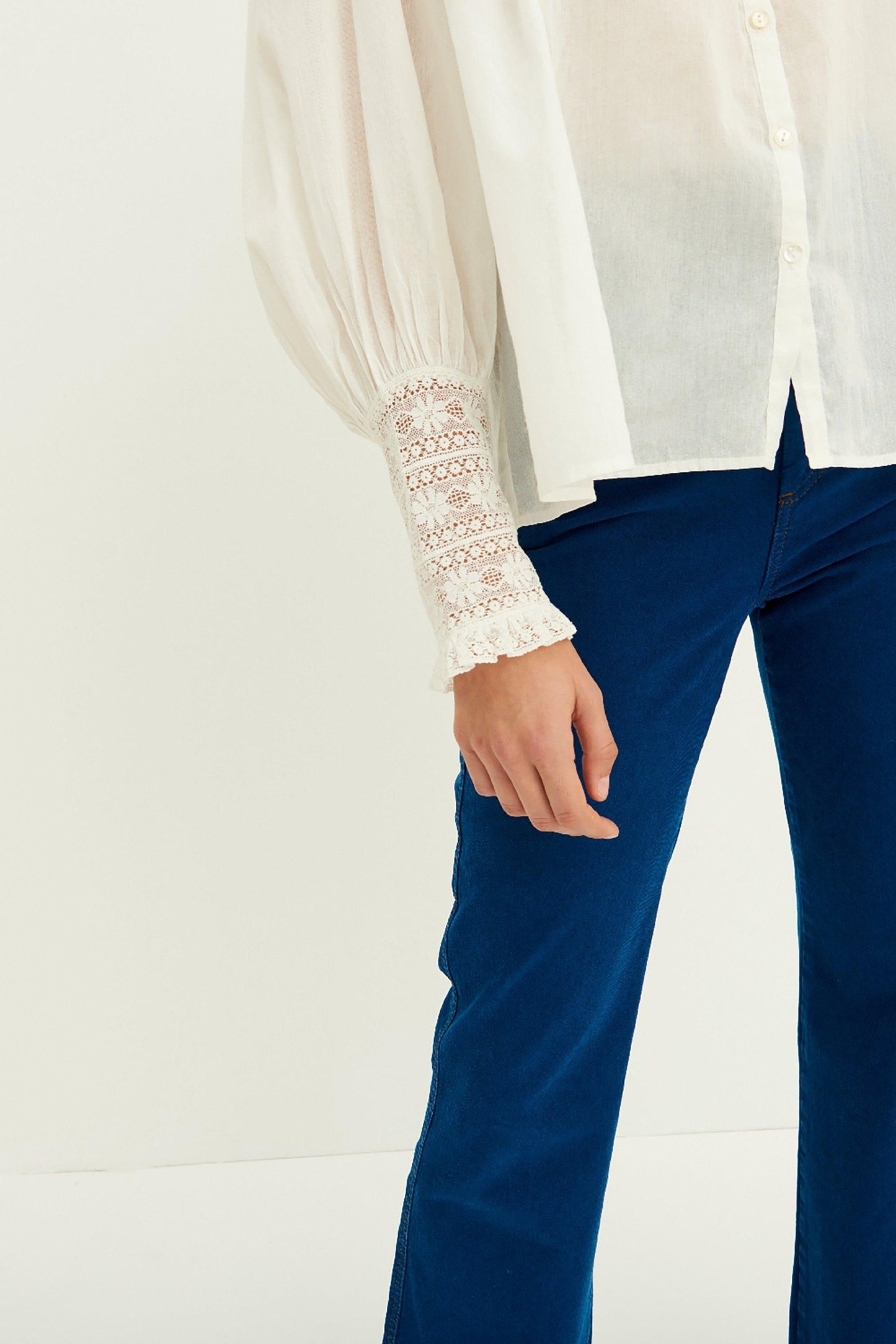 Aramis Lace Blouse - White