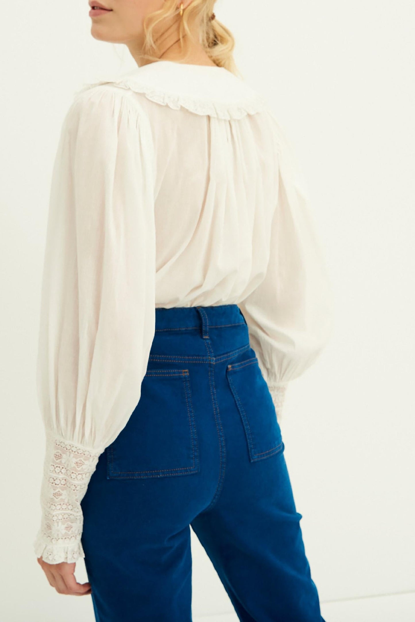 Aramis Lace Blouse - White