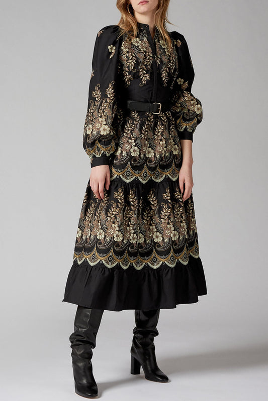 Amelino Printed Maxi Dress