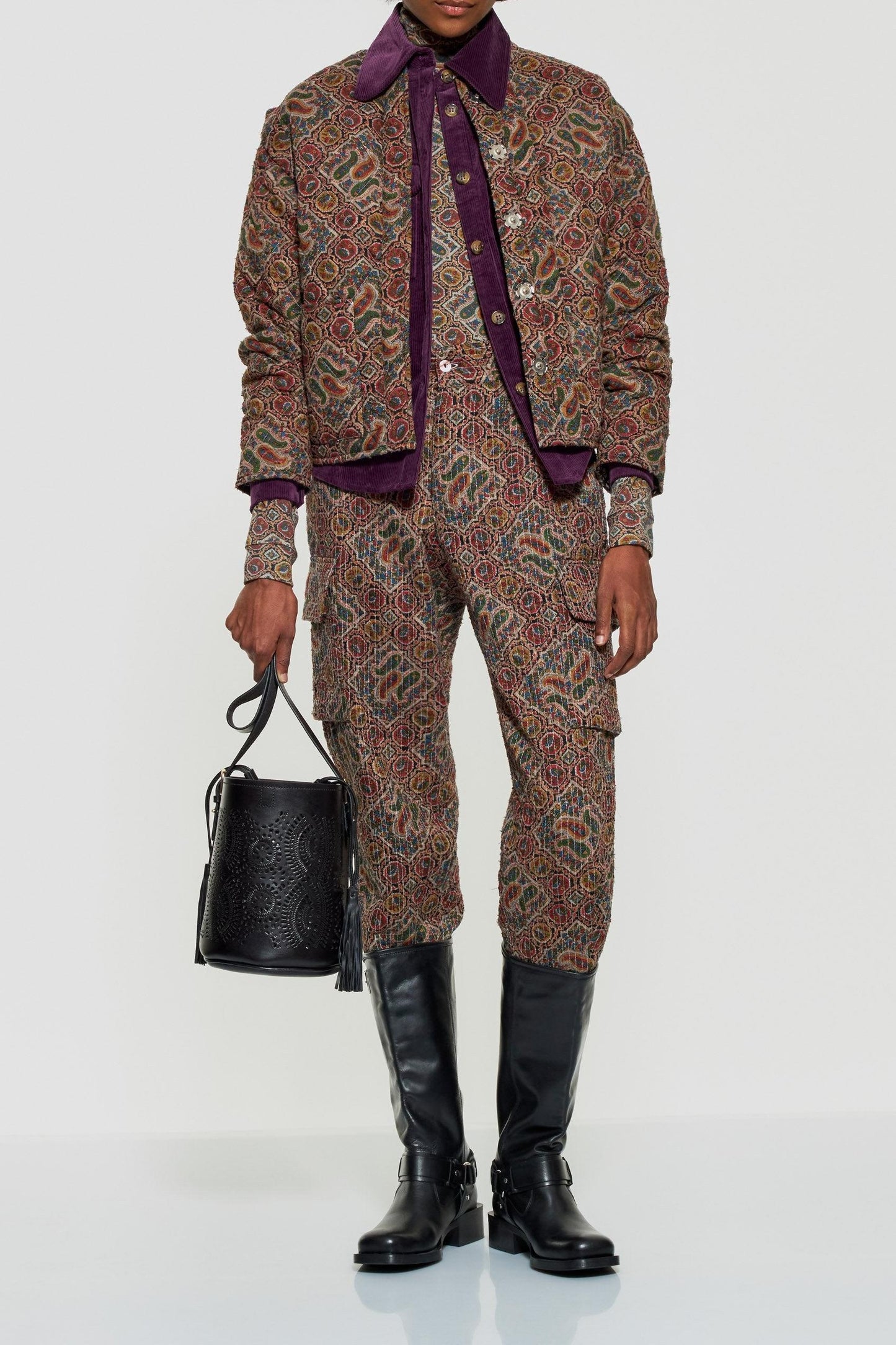 Chaqueta acolchada con estampado Zina