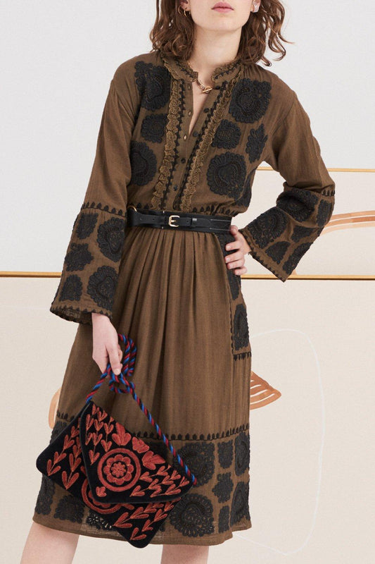 Ali Embroidered Clutch