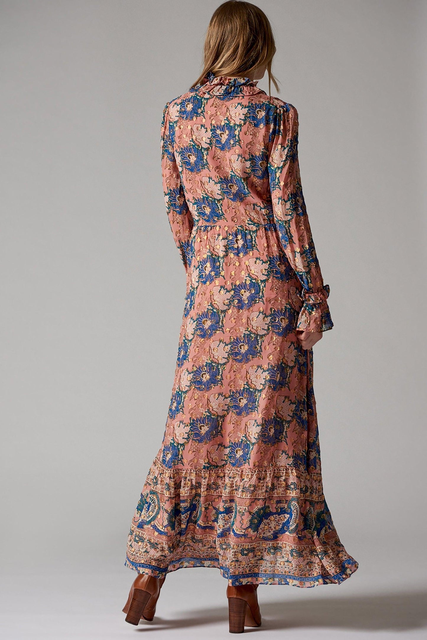 Abbye Printed Maxi Dress