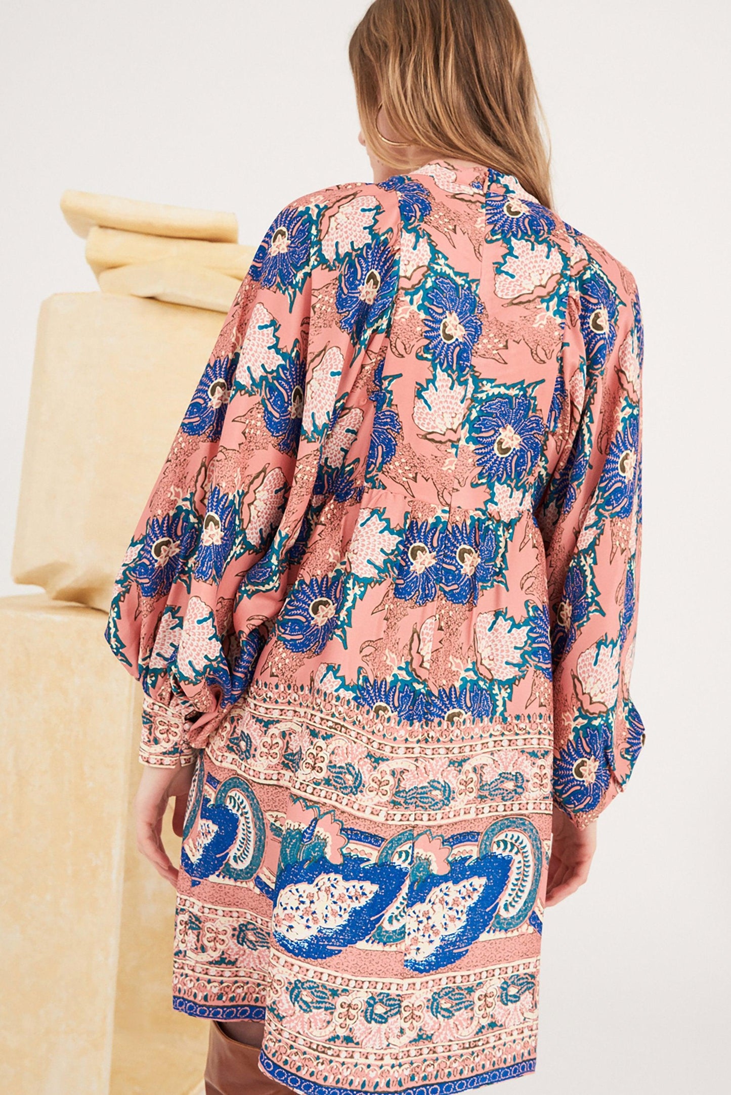 Abbye Printed Short Dress